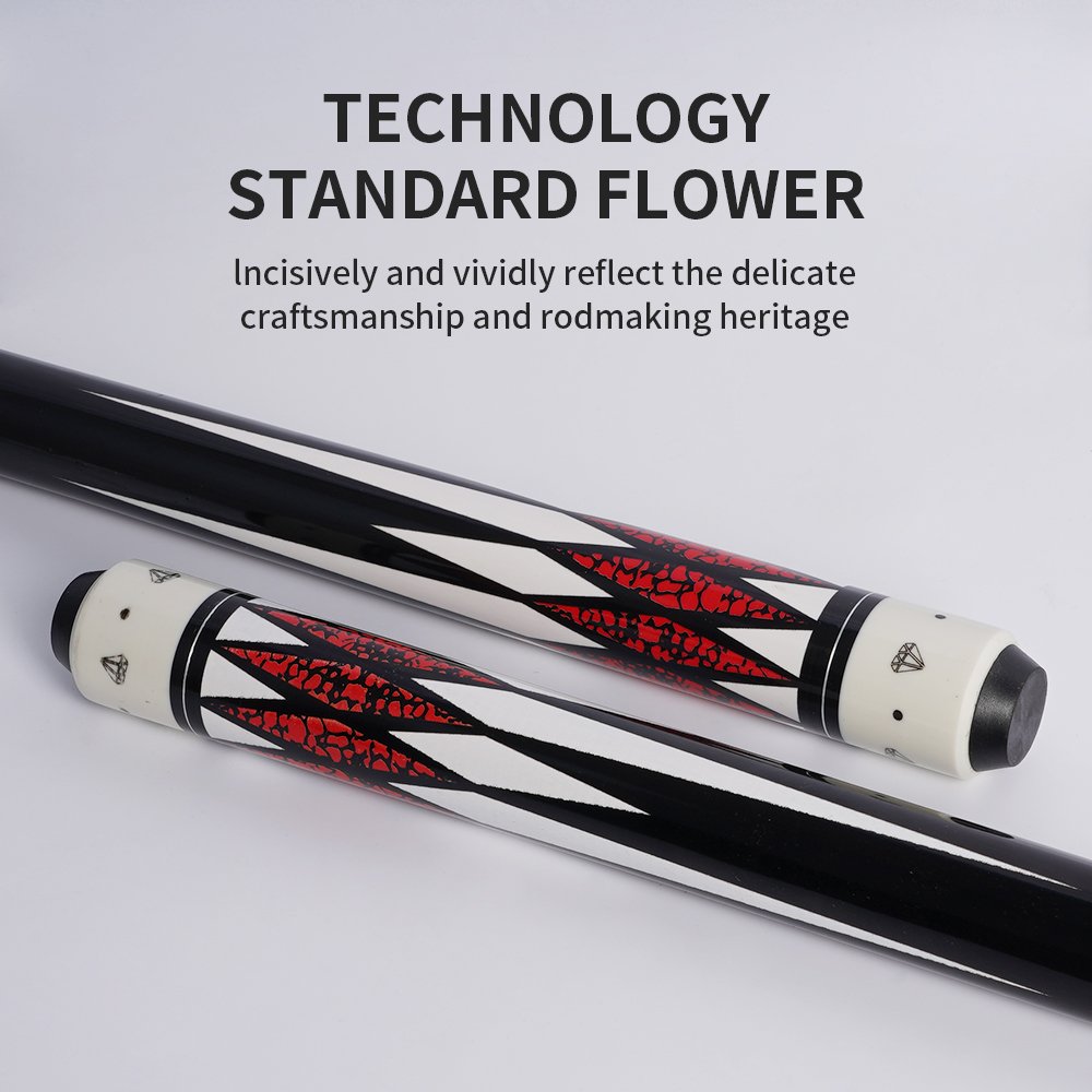 Custom Logo Maple Wood Snooker & Billiard Cues New Design Pool Cue Stick