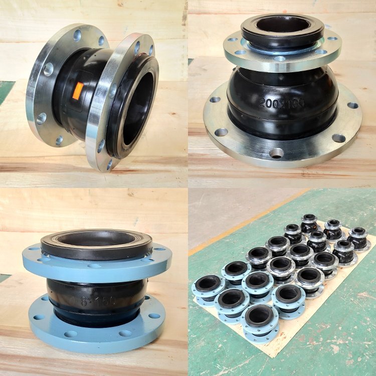 High Quality Flange Type Bellows Flexible EPDM Single Sphere Rubber Expansion Joint