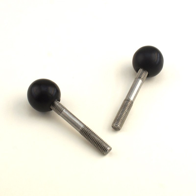 Non-standard Metal Ball Head Joint Screw Rod Screws M2 M4 M6 M8 10 Stainless Steel Brass Screw