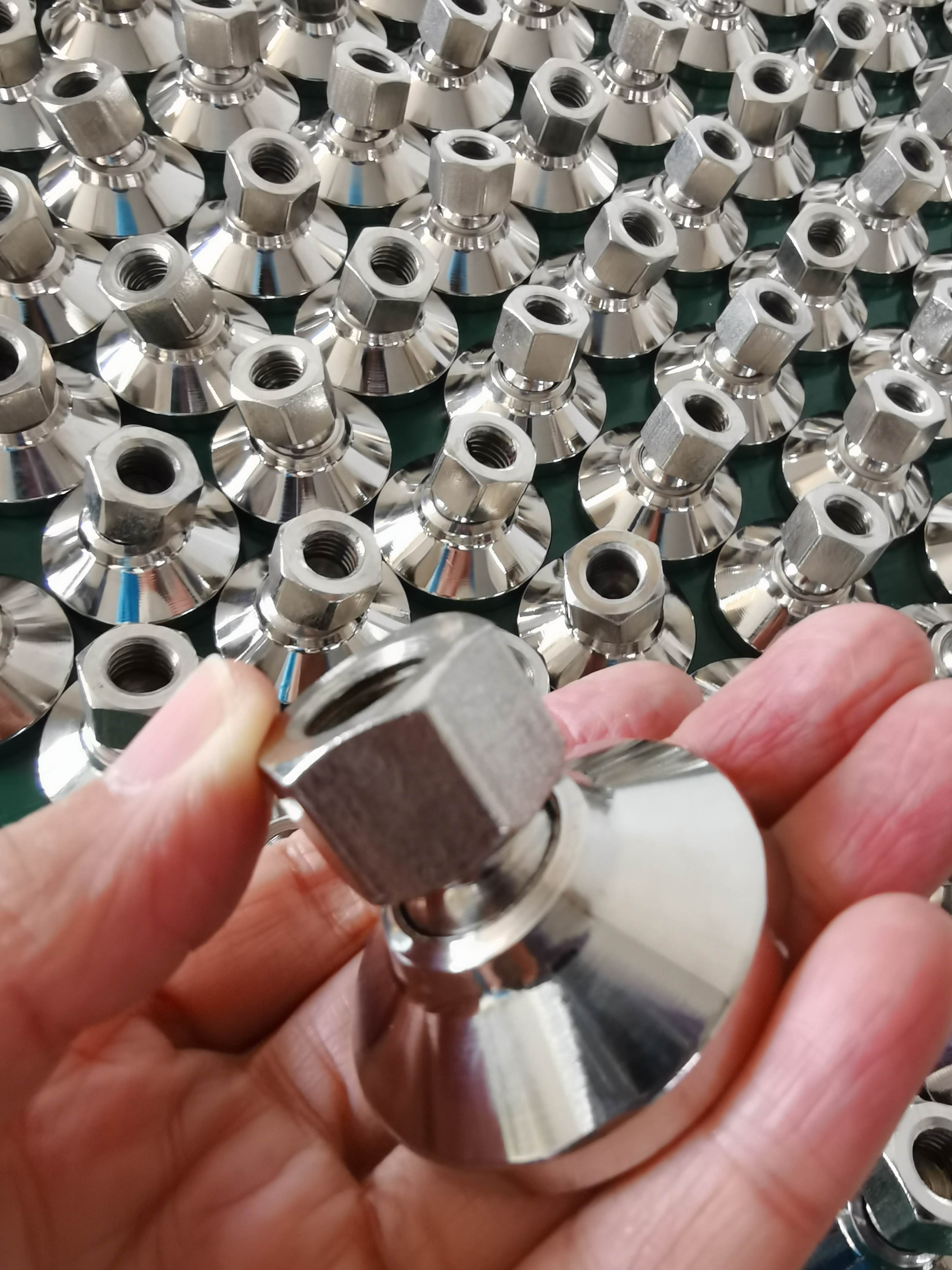 UNC 3/8''-16/1/2,3/4''-10 Threaded Hole Stainless Steel Swivel Furniture Legs Leveling Mount Rubber Cushion Nickel/Galvanized