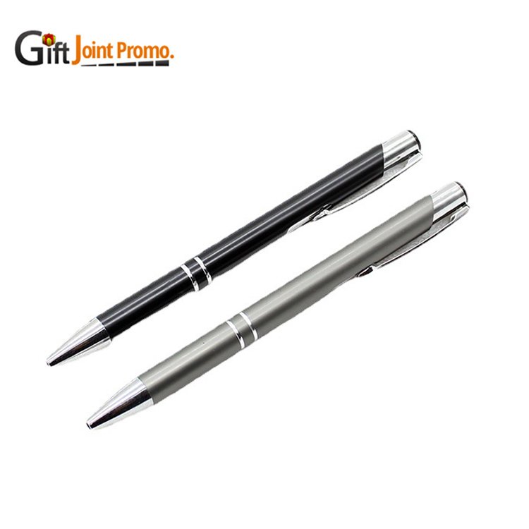 Hot Sale Cheap Personalized LOGO Metal Aluminum Ballpoint Pens Aluminum Ball Point Pen