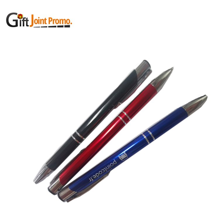 Hot Sale Cheap Personalized LOGO Metal Aluminum Ballpoint Pens Aluminum Ball Point Pen