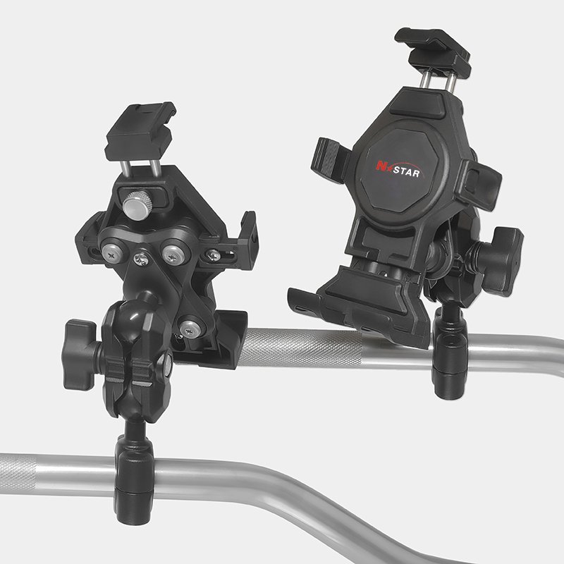 Flexible Universal Mobile Phone Holder Stand Handlebar Rail Tube Ball Base Motorcycle Phone Mount Bike Phone Holder Mount