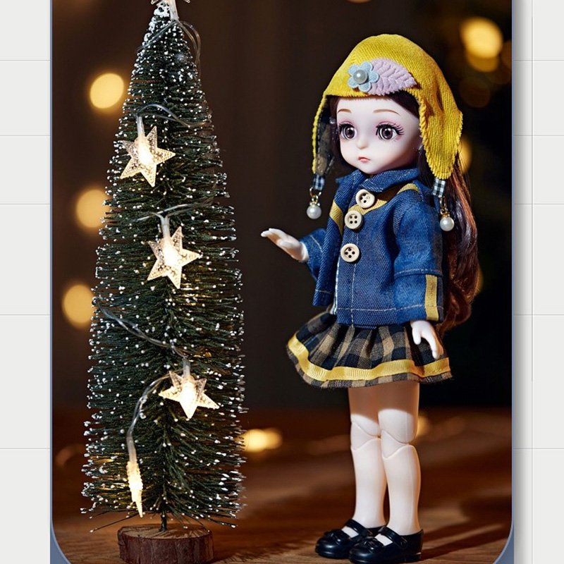 BJD Doll 1/6 Ball Jointed Full Set With Fashion Clothes Soft Wig Vingl Head File Body for Girl Toys Gift 12 Constellation Series