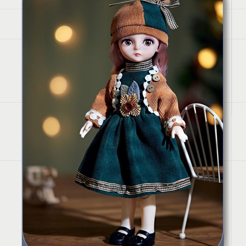 BJD Doll 1/6 Ball Jointed Full Set With Fashion Clothes Soft Wig Vingl Head File Body for Girl Toys Gift 12 Constellation Series