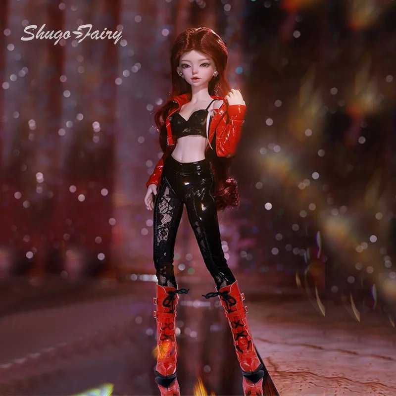 Minifee Fullset 1/4 Resin Ball-Jointed Dolls Hot Girl Fashion Designer for Campus Fashion Show Shugafairy's Mini Toy