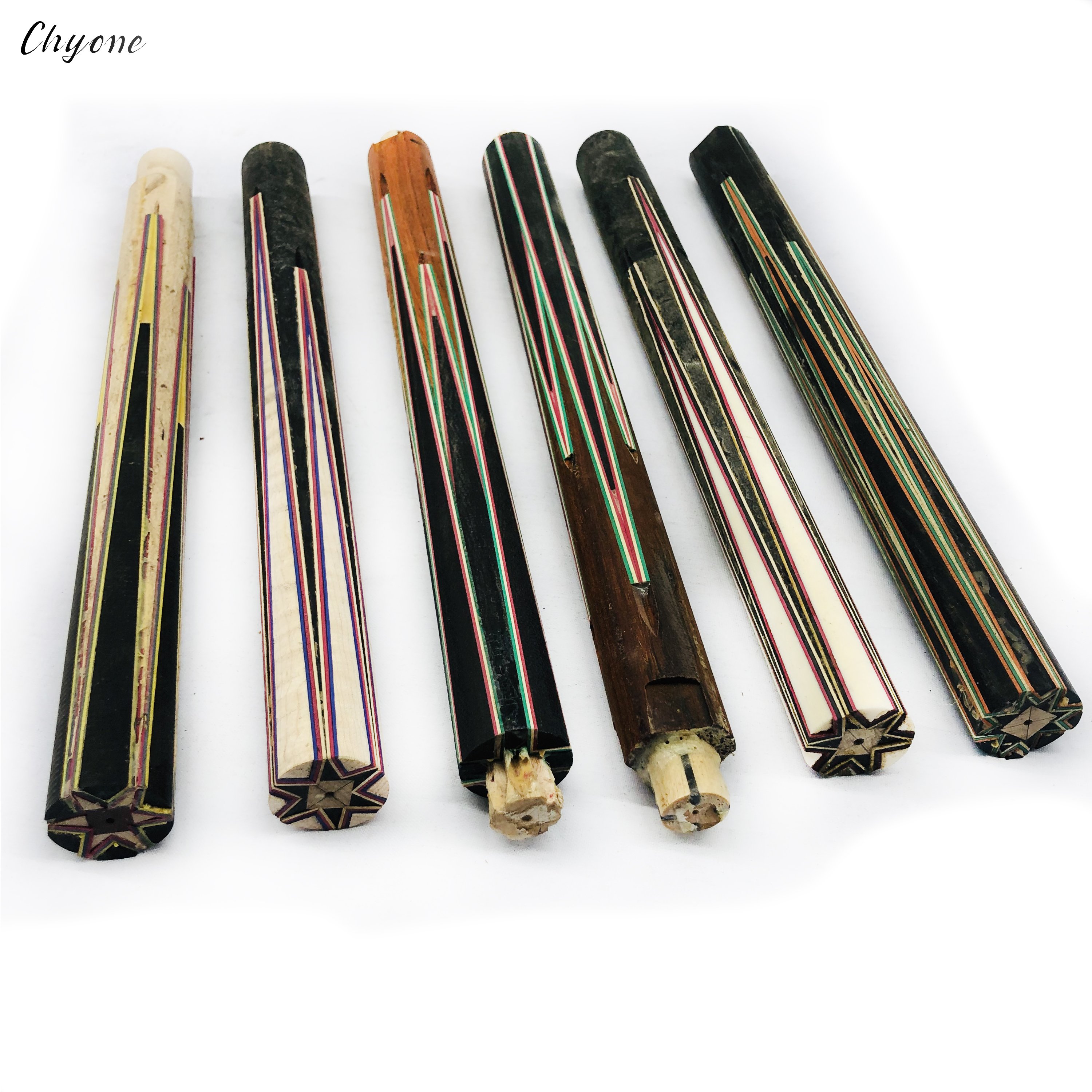 Half-finished Billiard Cue Butt Sleeve Chyone Custom Points Inlay Pool Cue for Cue Maker