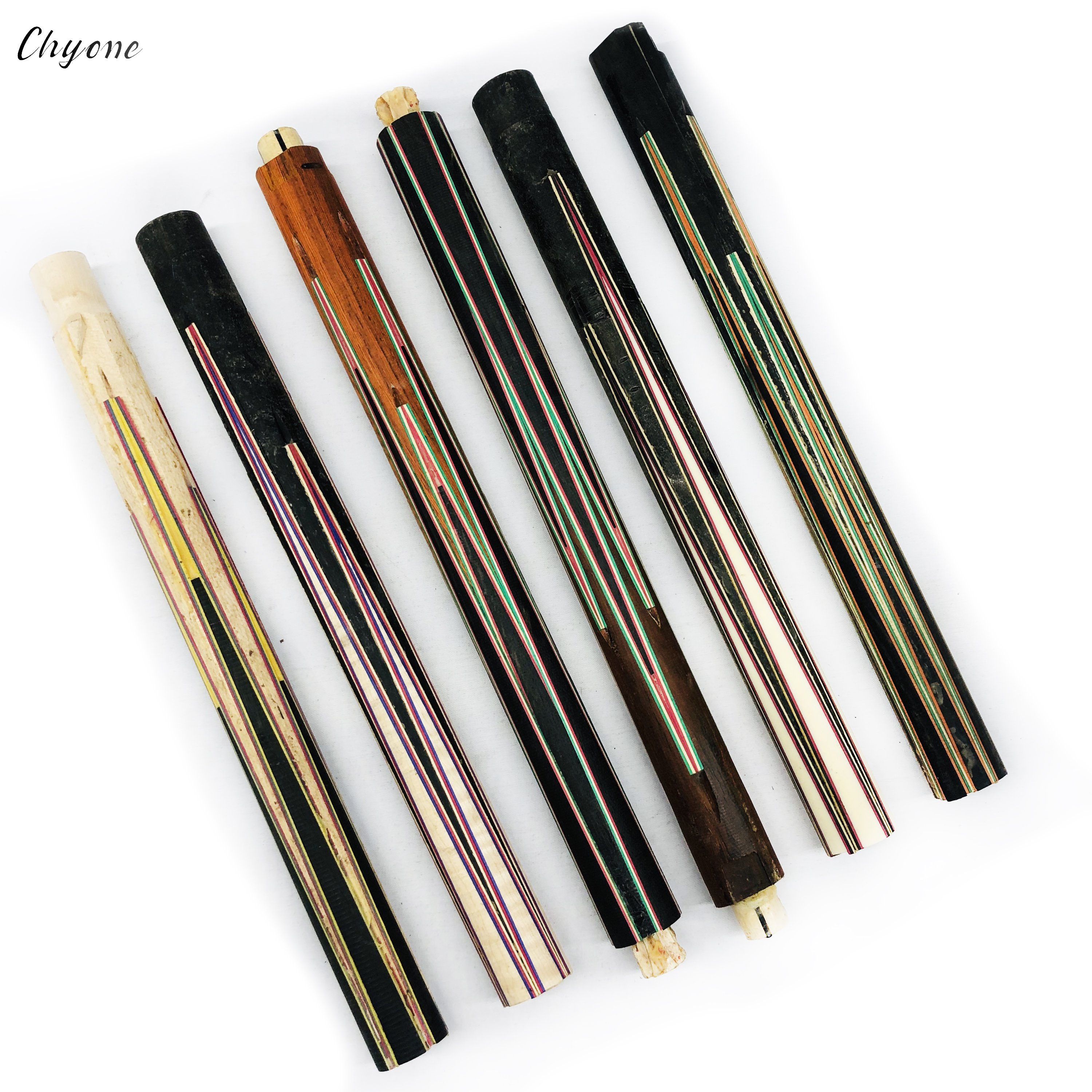 Half-finished Billiard Cue Butt Sleeve Chyone Custom Points Inlay Pool Cue for Cue Maker