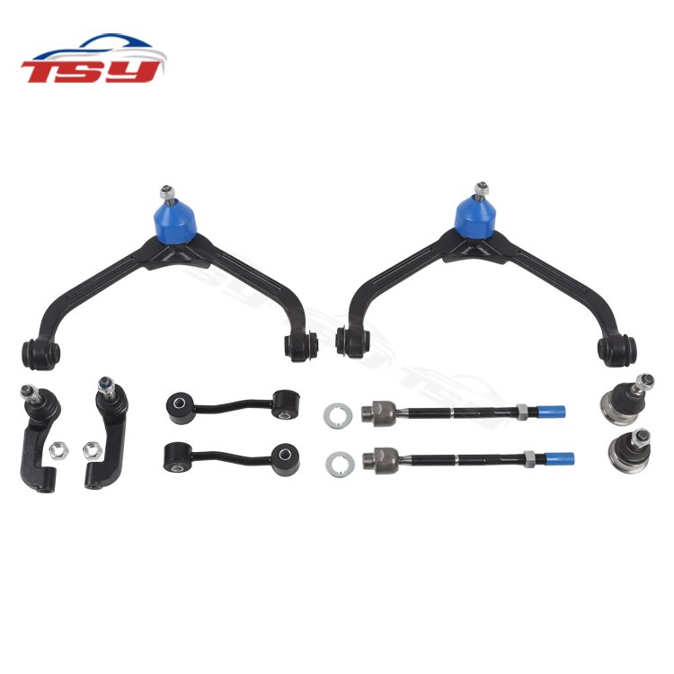 China Factory 10pcs Complete Front Suspension Kit TSYSK013 Ball Joint Control Arm Kit for Jeep Liberty