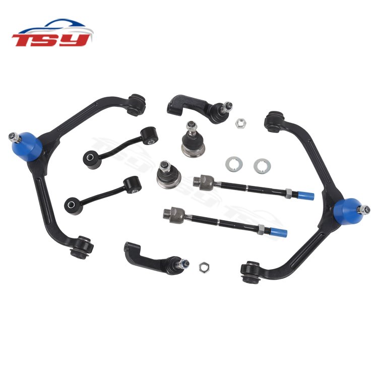 China Factory 10pcs Complete Front Suspension Kit TSYSK013 Ball Joint Control Arm Kit for Jeep Liberty