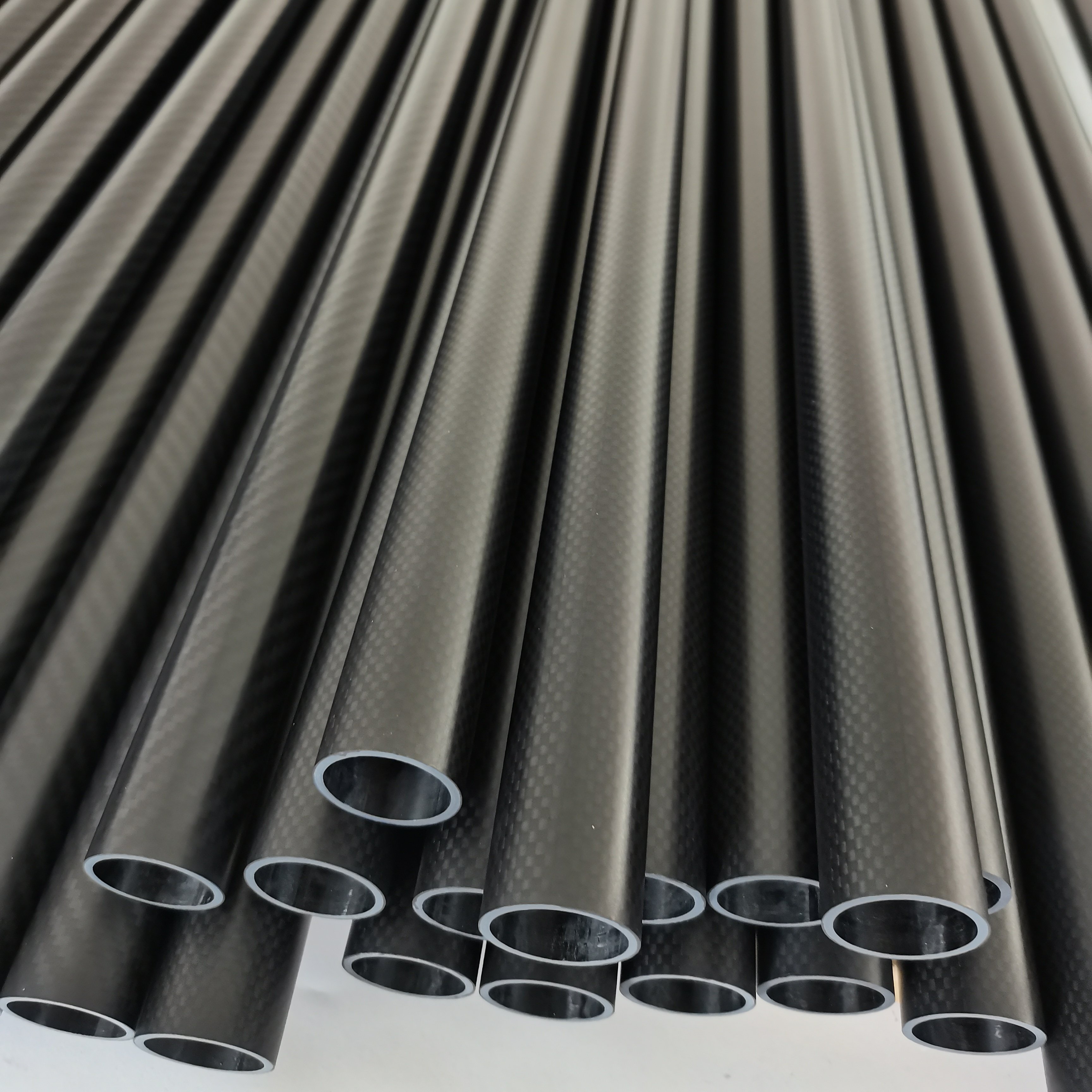 Foam Filled Carbon Fiber Pool Cue Shaft,forged 3k Carbon Billiards Shaft,Carbon Fiber Taped Tube