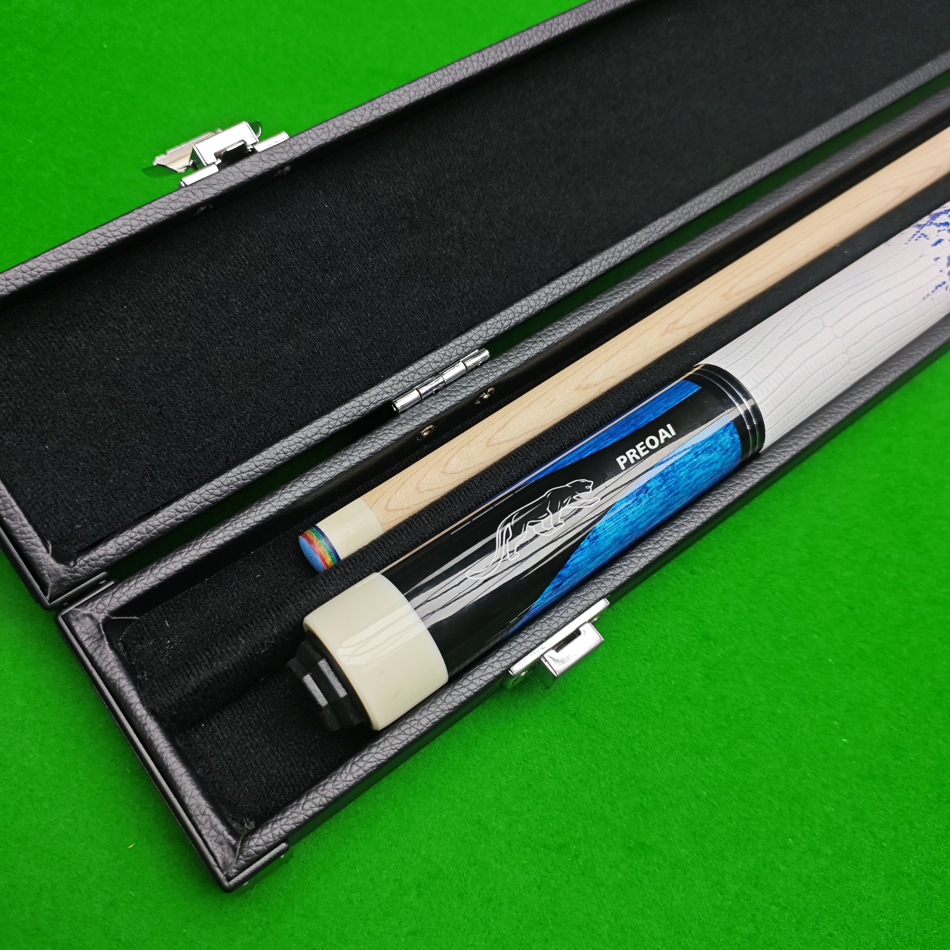 Straightness Detection Maple Professional 8 Ball Billiard Cue Stick 19 oz 57 Inch 12.5mm Pool Cue for Sale