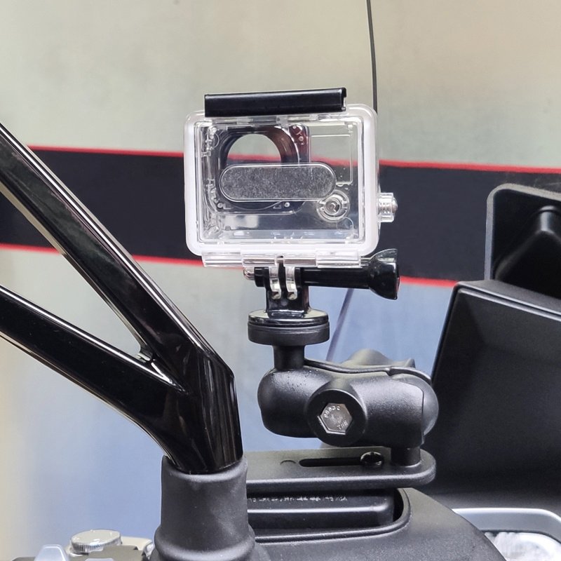 Car 360 Degree Rotation Mount for gopro Ball Joint Mount 1 Inch Threaded Plate Ball Screw Phone Camera for Go Pro Mount for Ram