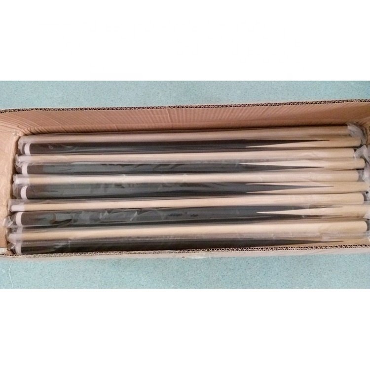 Factory Direct Sale Cheap Price 1/2 Style White Wood Cue Pool Cue Billiard Table Accessories Pool Table Parts 500g