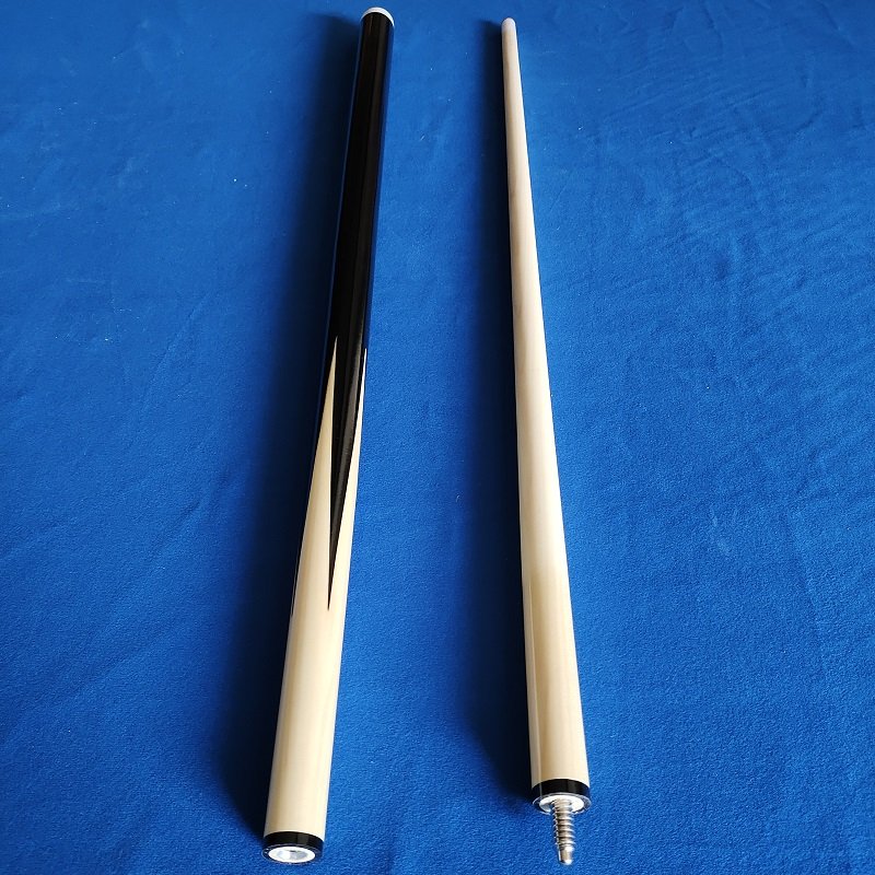Factory Direct Sale Cheap Price 1/2 Style White Wood Cue Pool Cue Billiard Table Accessories Pool Table Parts 500g