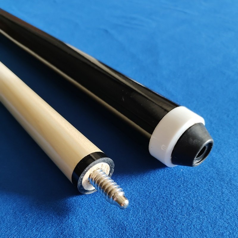 Factory Direct Sale Cheap Price 1/2 Style White Wood Cue Pool Cue Billiard Table Accessories Pool Table Parts 500g
