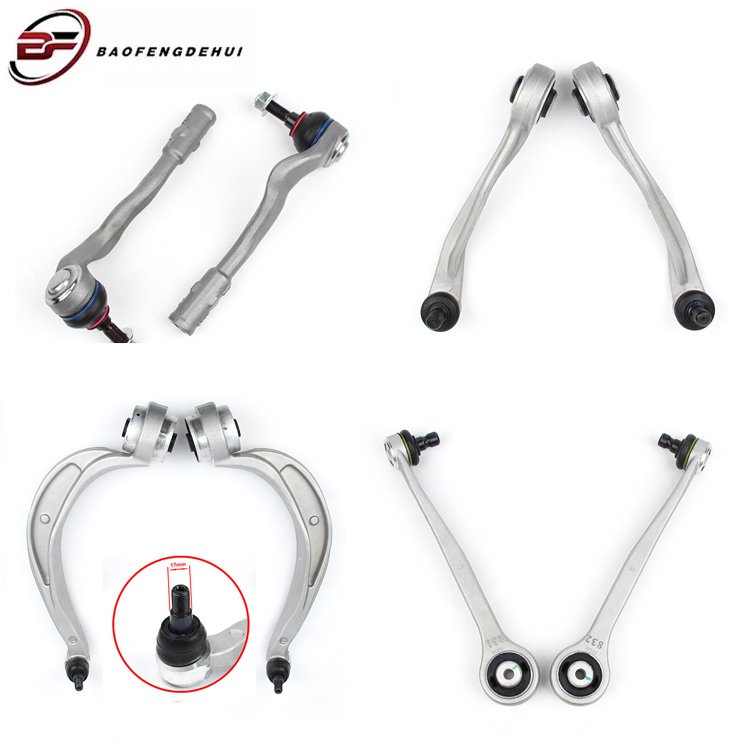 14 PCS Front Suspension Kit Straight Arm Horizontal Pull Rod Ball Joints Control Arms Sets for Audi A4L B8 8K0407151B