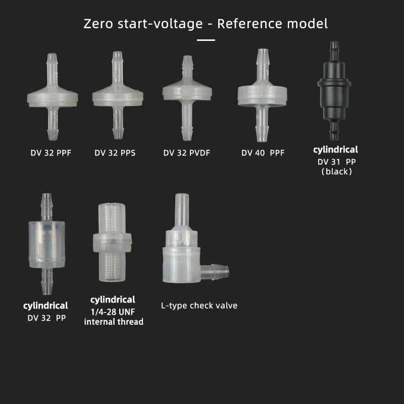 High Quality One-Way Plastic Flow Valve Check Valve PP Hose With Leak-Proof Pagoda Joint