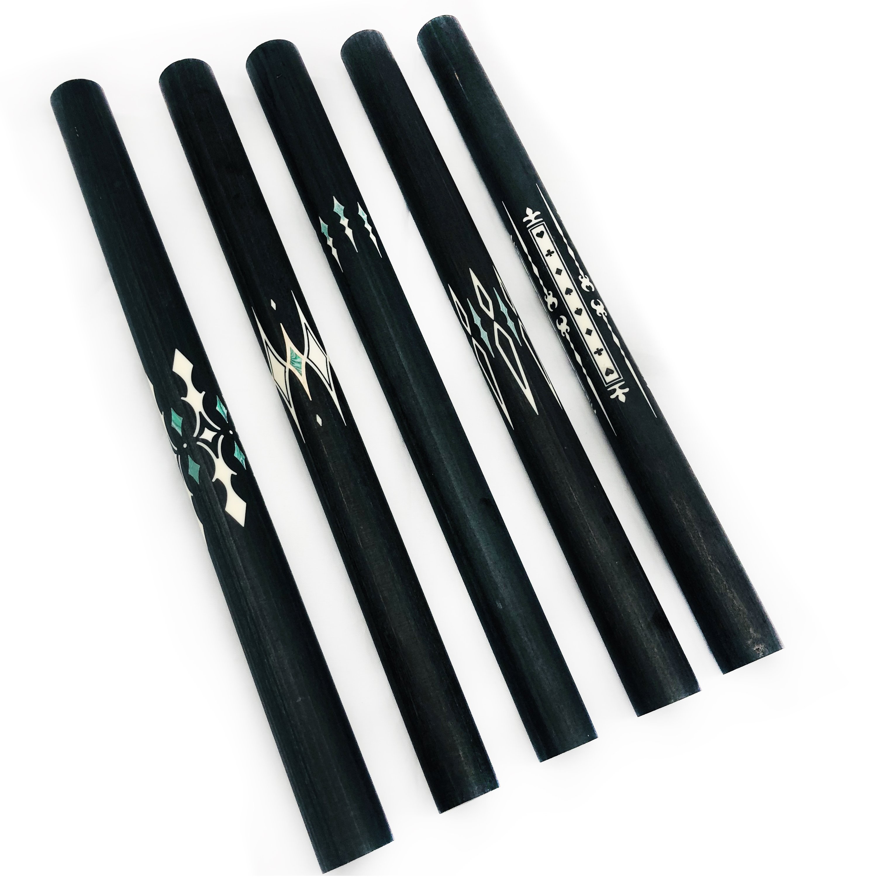 Semi-finished Inlay Carom Cue Chyone Custom Black Ebony Billiard Cue Handmade 3cushion Pool Cue Stick
