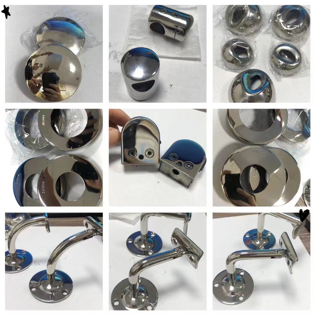 Stainless Steel Hollow Balls Stair Balustrade Fittings Railings Home Banister Decorative Ball Round Metal Hollow Ball -