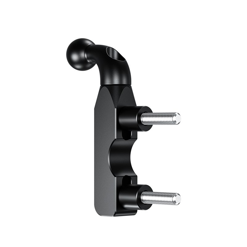 High Quality &Factory Price Mount Base with 17 mm TPU Ball for Motorcycle Mobile Phone Holder Clutch Base Double Socket Arm