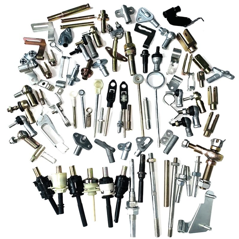 Manufacture Wholesale Car Accessories Aluminum Alloy Machining Auto Parts Auto Spare Parts Gear Cable Ball Joints Rose Joints
