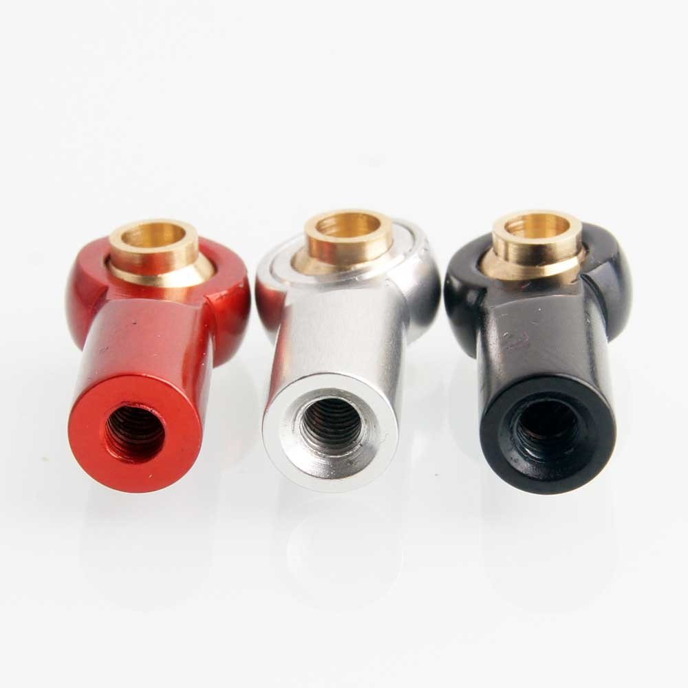Aluminum M3 Metal Ball Head Holder for Axial SCX10 Link Rod End Ball Joint for 1/10 RC Car Truck,Buggy Crawler