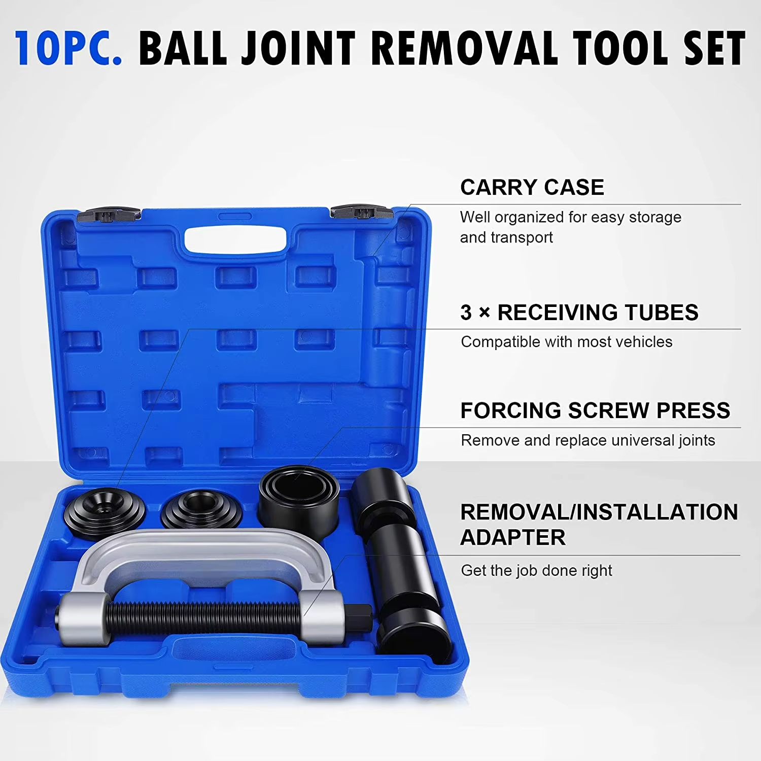 Resists Rust and Corrosion Heavy Duty 4 in 1 Ball Joint U Joint C Frame Press Service Kit