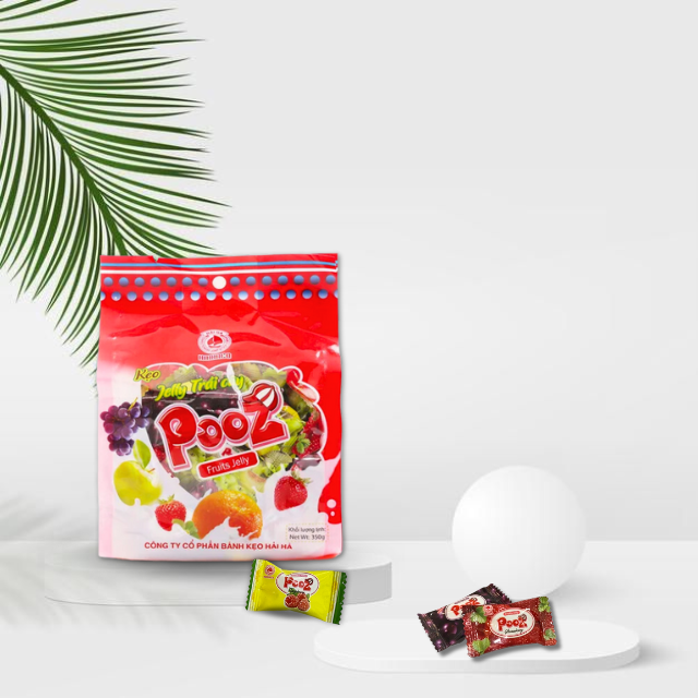 Top Product for All Age Chewy Gummy Candy Jelly Candy Multi Flavor POOZ Jelly Candy From HaiHaCo Since 1060