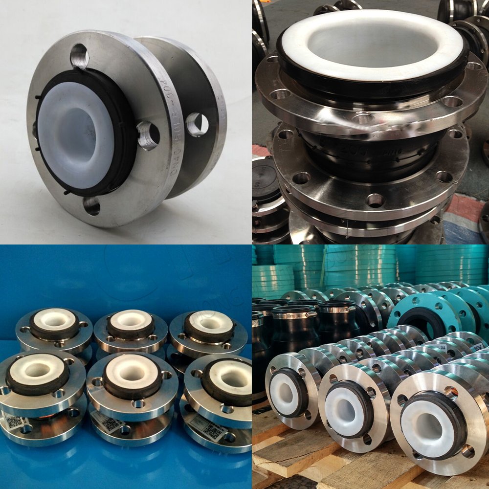 High Density Double Ball Flexible Pipe PTFE Rubber Expansion Joint