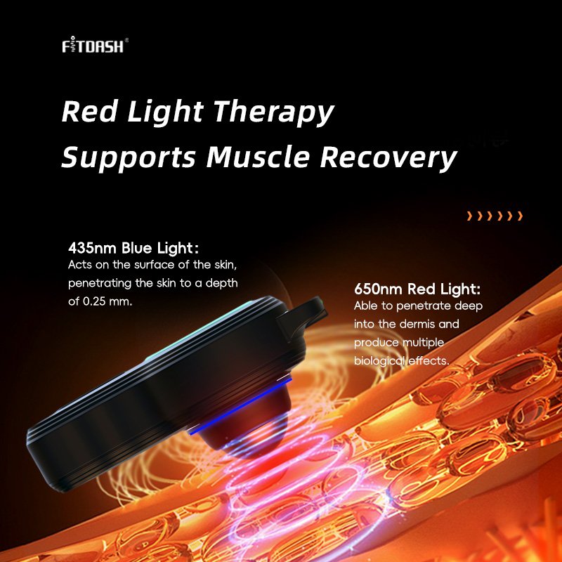 Fitdash therapy tool smart Heated massage roller ball relief for sore muscles,joint pain relief relaxing