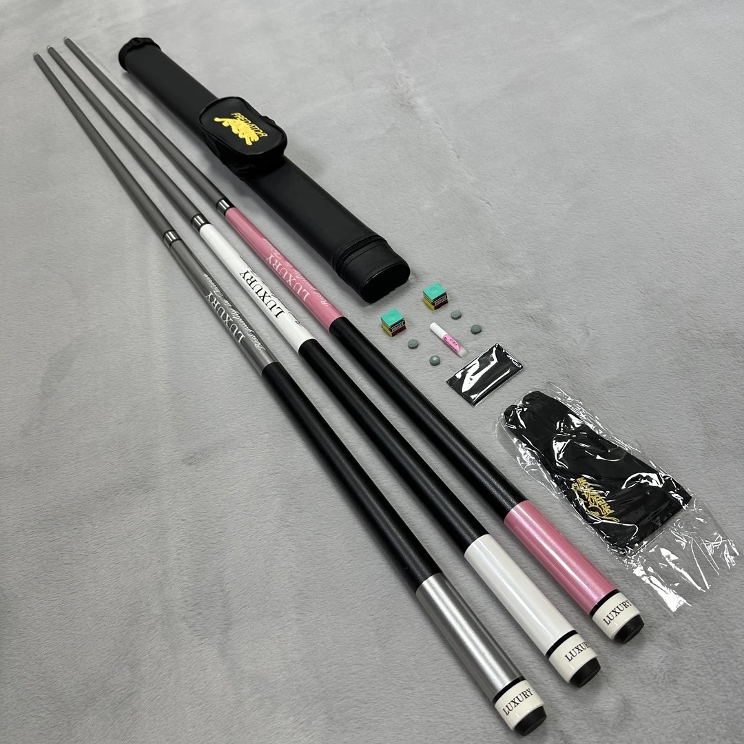 2025 New Design Professional High Quality American 9-Ball Pool Cue 10mm 11.5mm 13mm Luxury Carbon Billiards Cue Sticks