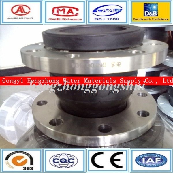 Epdm Single Sphere Flexible Flange Couplings Rubber Joint in Pipe Fitting