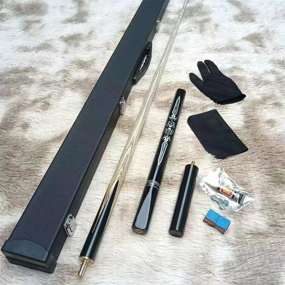 China Guangzhou Supplier Top Selling 9.8Mm Classic Snooker Billiard Cue Stick 3/4