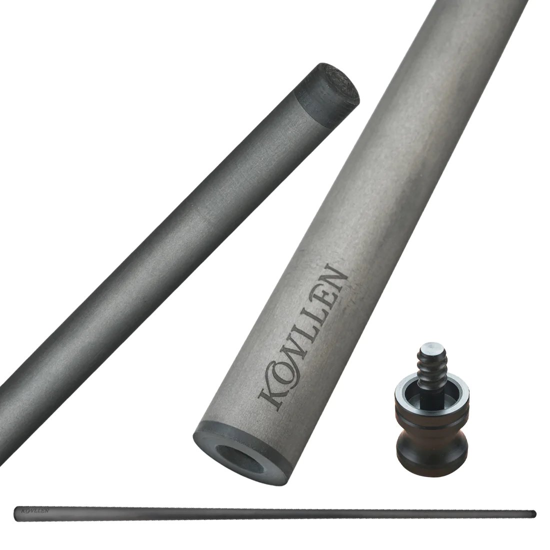 KONLLEN Cue Carbon Shaft 11.75mm/12.75mm 3/8*8 Radial Pin Uniloc Joint Suit for Pool Cue Shaft