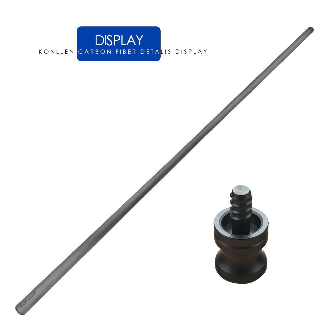 KONLLEN Cue Carbon Shaft 11.75mm/12.75mm 3/8*8 Radial Pin Uniloc Joint Suit for Pool Cue Shaft