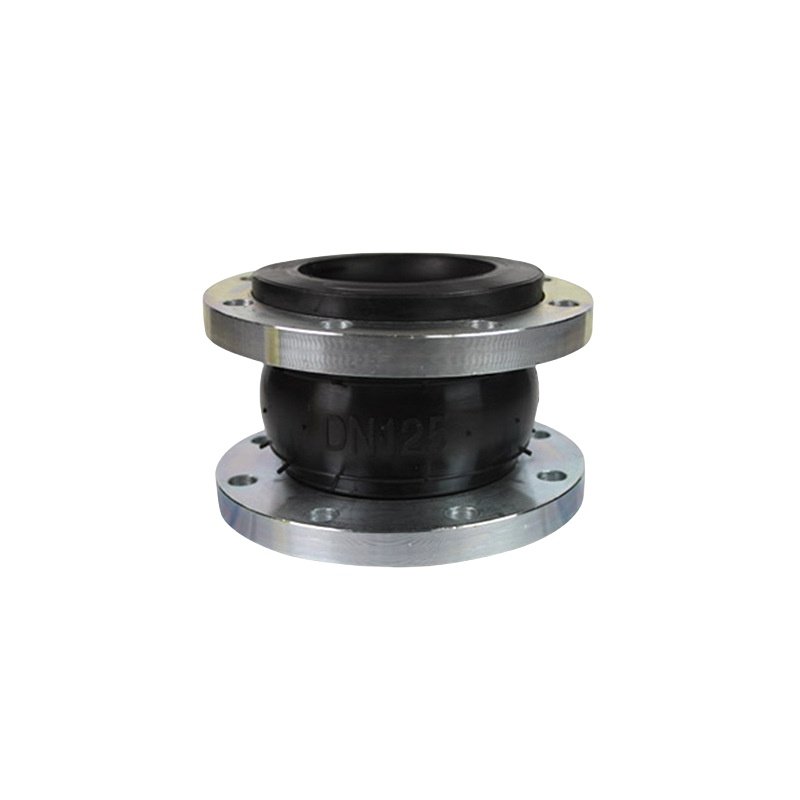 Stainless Steel Double Flanged Rubber Soft Joint Epdm Rubber Flexible Single Ball Expansion Joint