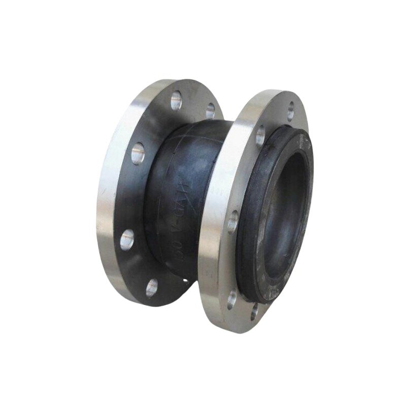 Stainless Steel Double Flanged Rubber Soft Joint Epdm Rubber Flexible Single Ball Expansion Joint