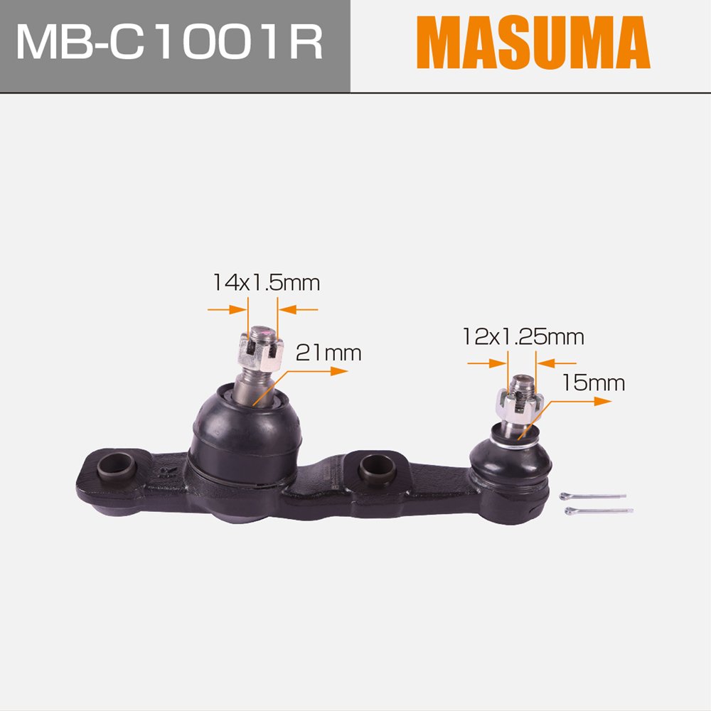 MB-C1001R MASUMA Auto Suspension Systems Steel Ball Joint 43330-39625 43330-09550 4333039625 43330-39625 43330-39865