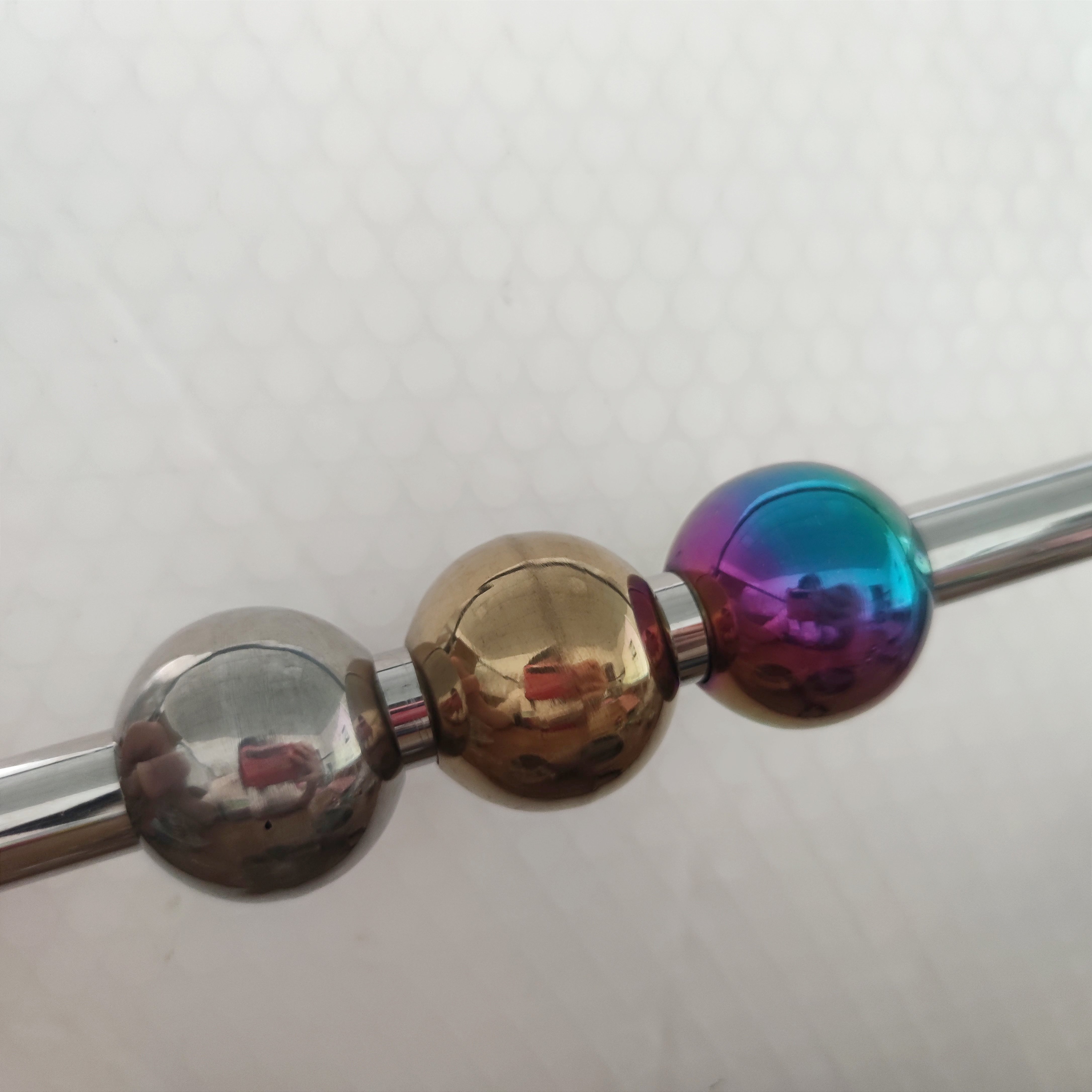 Stainless Steel Stair Balustrade Fittings Railings Home Banister Ball Joint Handrail Steel Round Metal Balls Hollow Ball