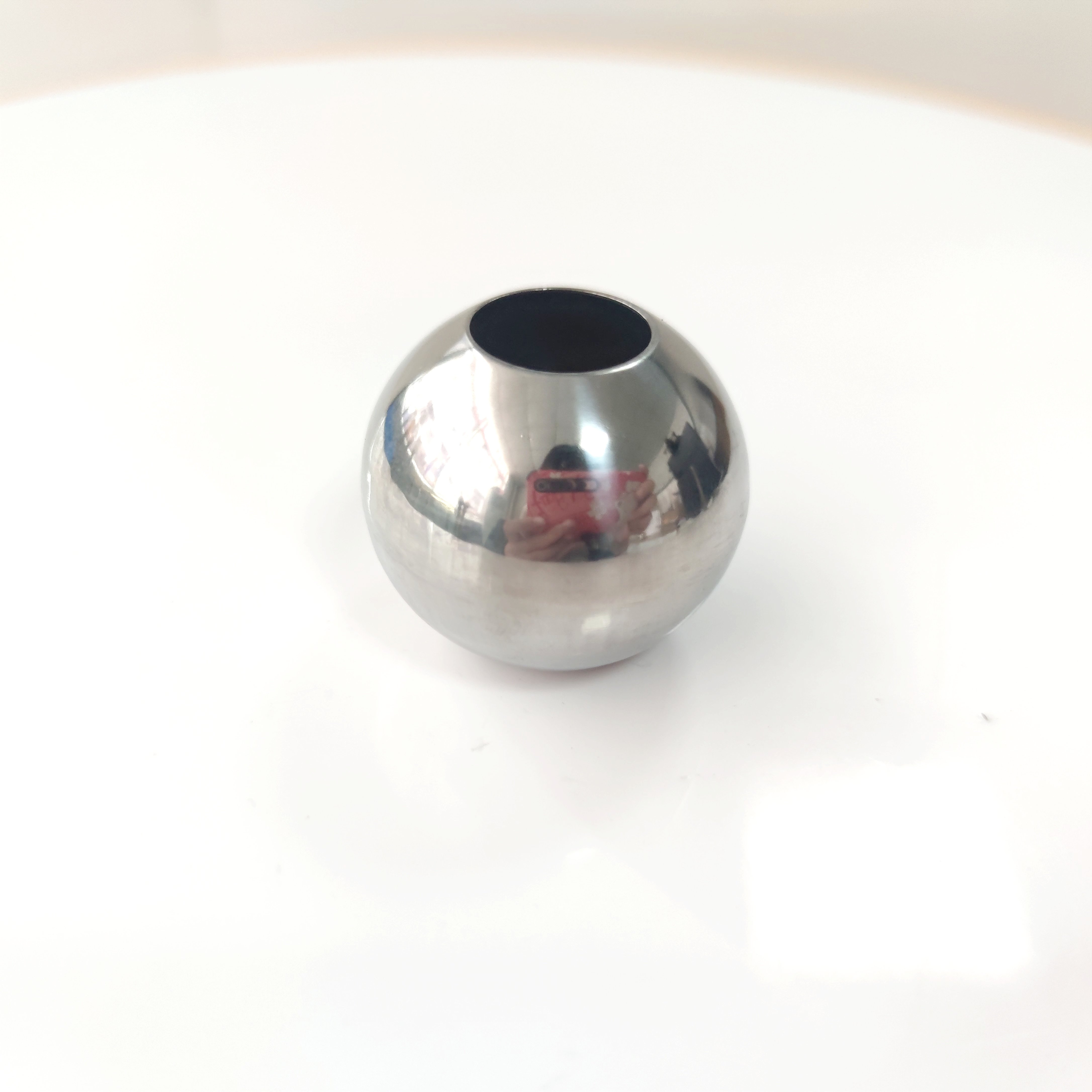 Stainless Steel Stair Balustrade Fittings Railings Home Banister Ball Joint Handrail Steel Round Metal Balls Hollow Ball