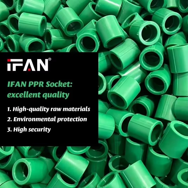 IFAN Hot Selling High Quality Plomberie PPR Pipe Fitting Accessories Reducing Equal PN25 Plastic Plumbing Materials Ppr Fittings