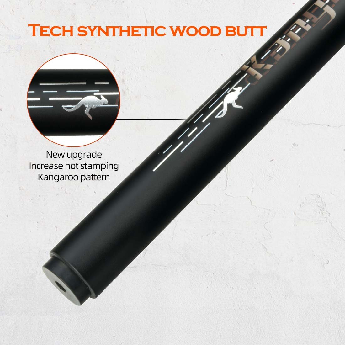 Little Monster Carbon Technology Shaft Carbon Fiber Jump Cue 2 Pieces Professional Billiards Stick