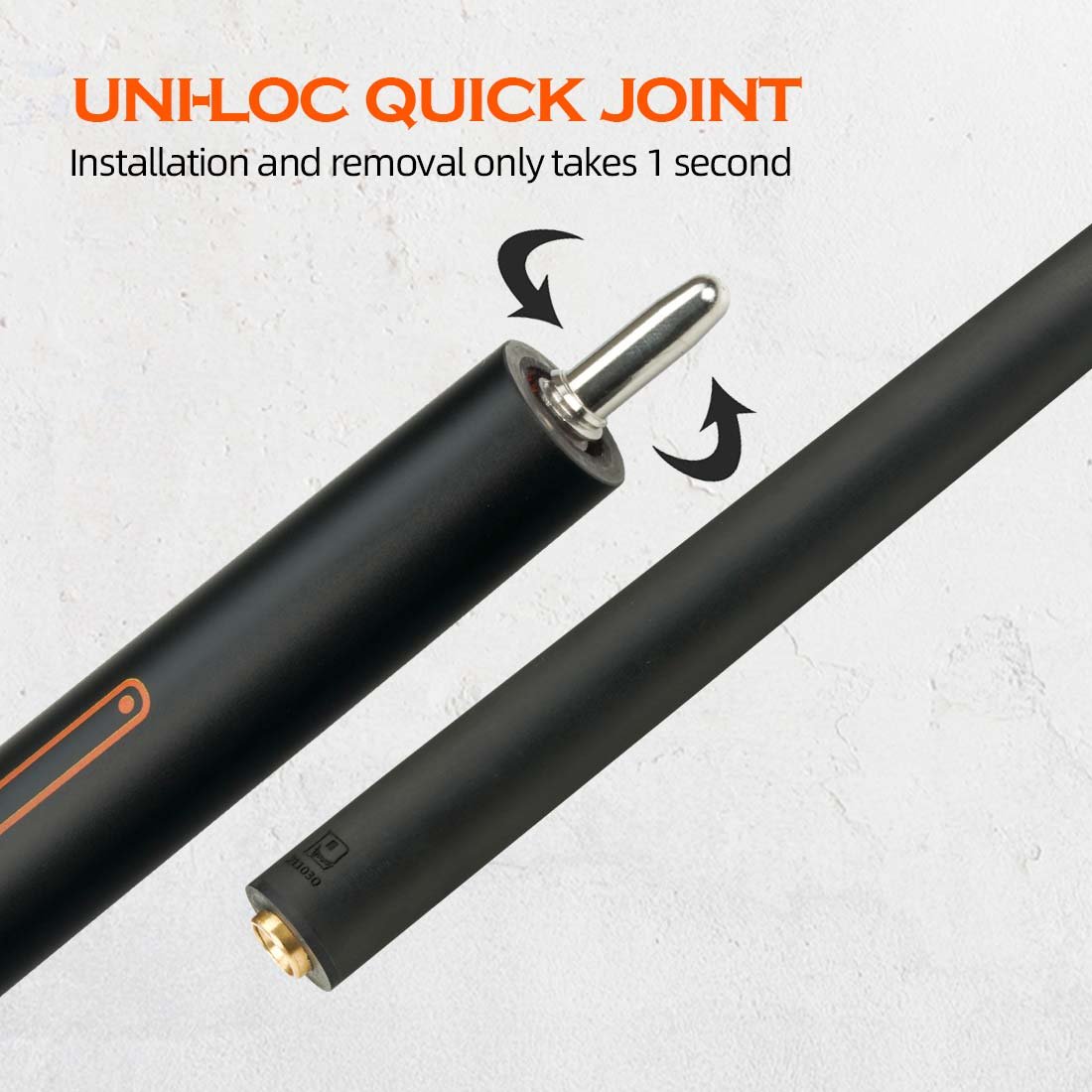 Little Monster Carbon Technology Shaft Carbon Fiber Jump Cue 2 Pieces Professional Billiards Stick