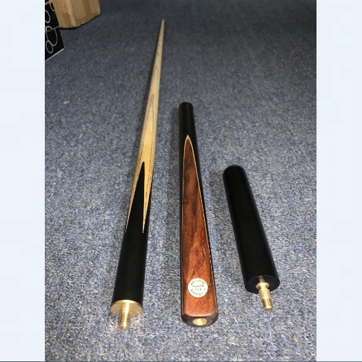 High Quality 9mm/10mm 3/4 Vacuum Joint Ash Wood Handmade Billiard Snooker Cue Stick With Extension