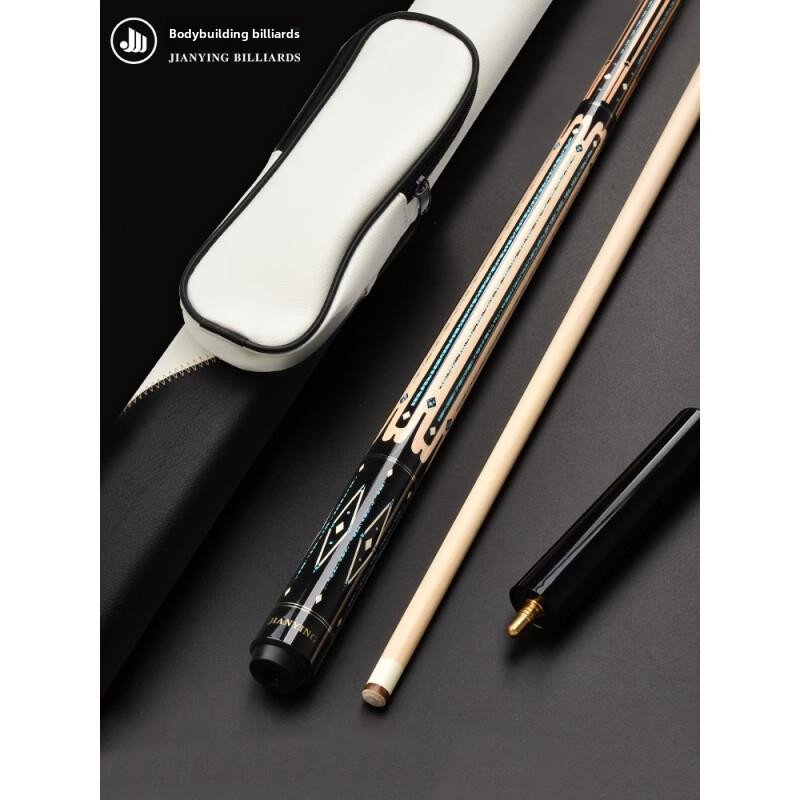 Series 12.5mm Galaxy Pool Cue Stick Big Head Chinese Black 8 American Nine Ball Cues Stainless Steel Joint Ash Wood Butt Maple