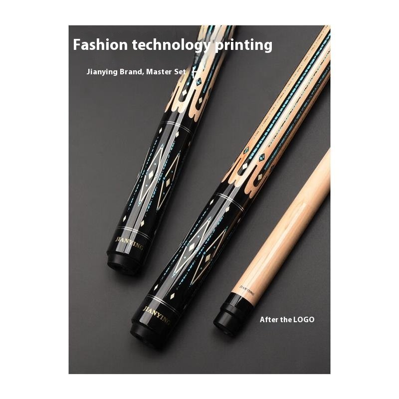 Series 12.5mm Galaxy Pool Cue Stick Big Head Chinese Black 8 American Nine Ball Cues Stainless Steel Joint Ash Wood Butt Maple