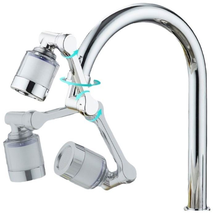 Factory Direct Sale Swivel Ball Joint 1080 Rotation Kitchen Faucet Tap Adapter Aerator Spout Shower Head Filter Nozzle Connector