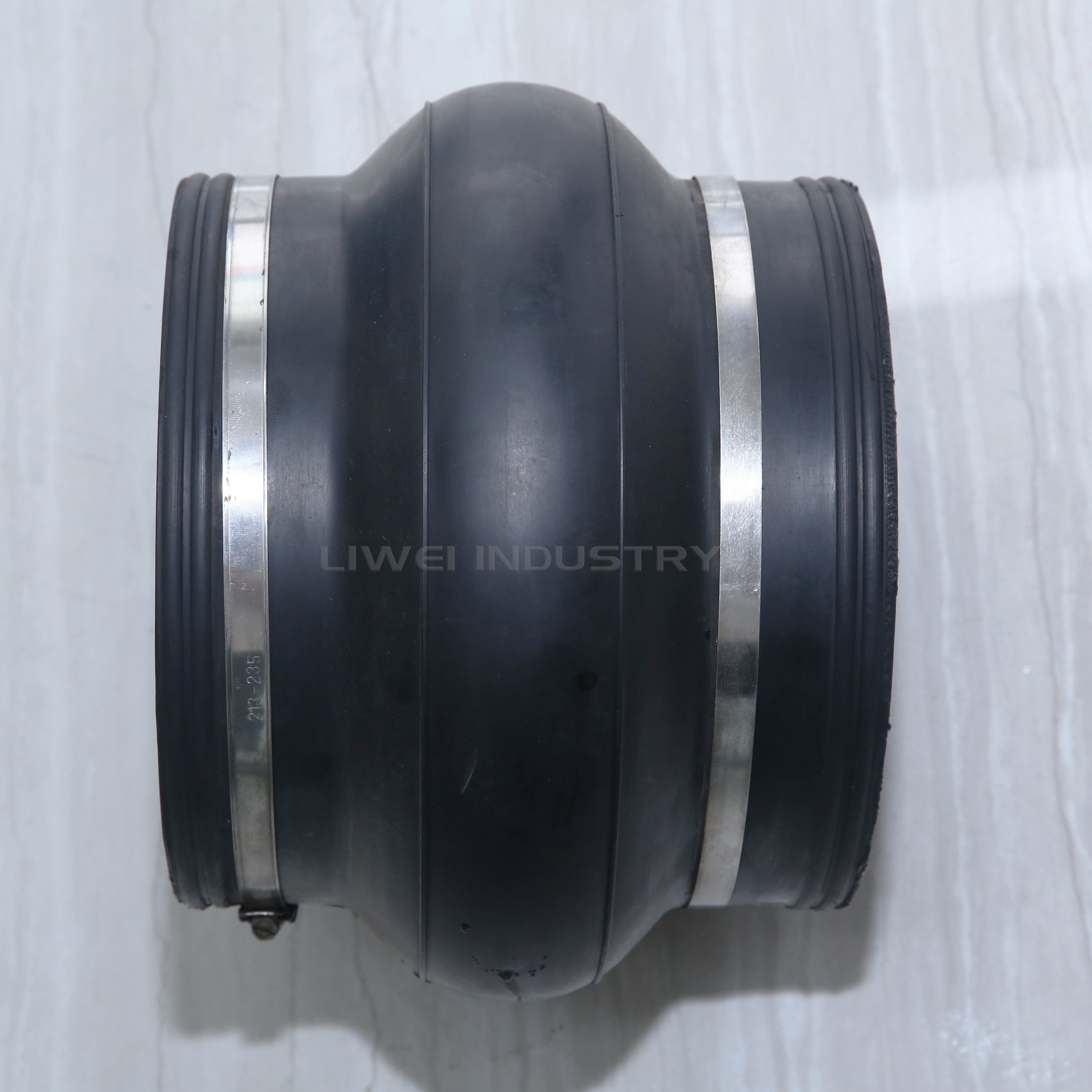 Corrosion Resistant Clamp Type Rubber Expansion Joint High Temperature Resistance Rubber Flexible Joint Rubber Compensator
