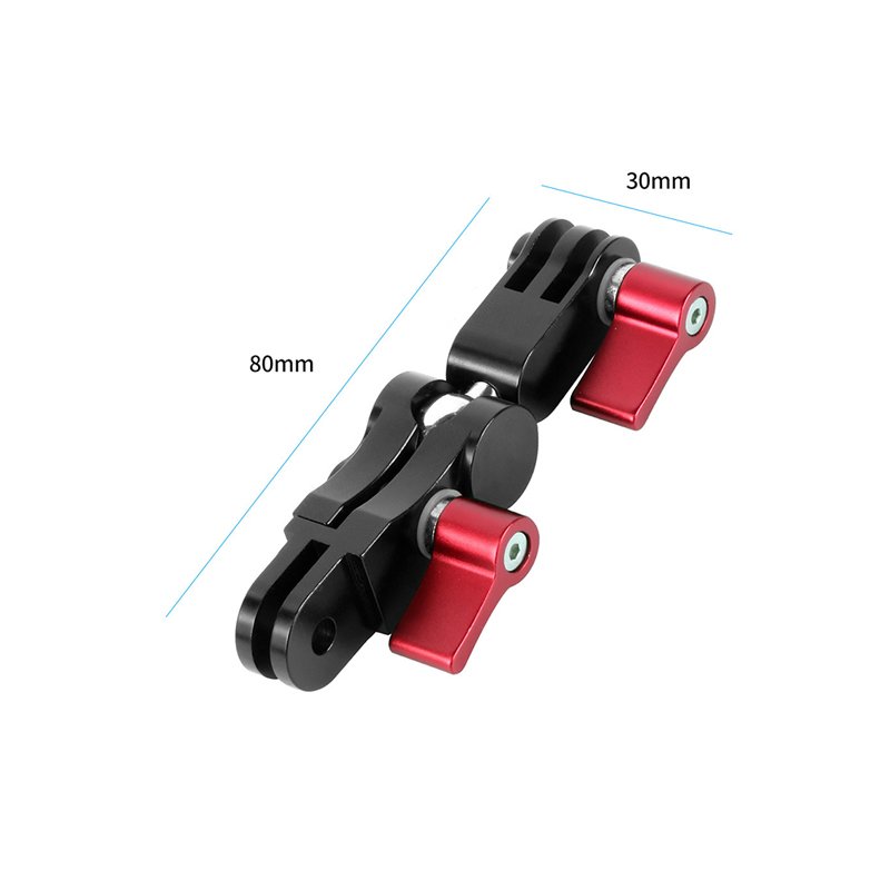Takenoken 360 Degree Metal Rotating Helmet Adapter Photographic Equipment Magic Arm with Locking Screw Camera Accessories Mounts